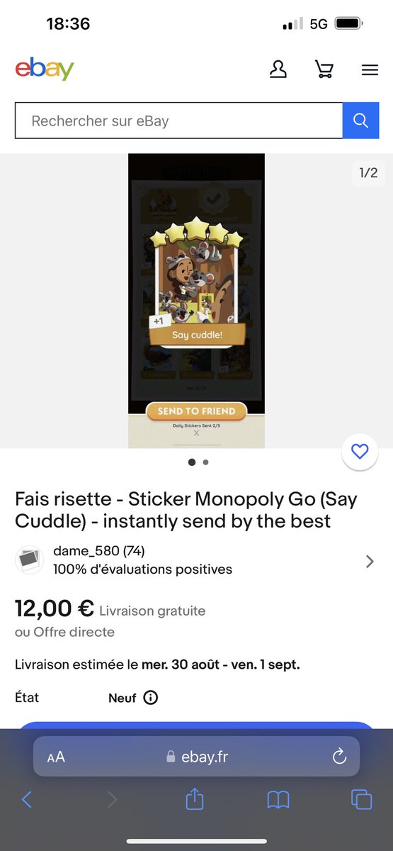 moreaudavid56's tweet photo. @BrousmicheElena Je l’ai pas mais je te l’ai trouver quand même 🙃 https://t.co/Sk0s2FKK3j