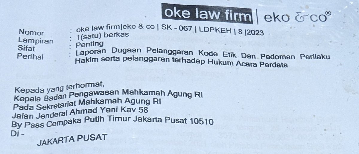 bahartono95's tweet photo. Lelah rasanya, ketika Hukum Dikebiri di Negeri Sendiri. Namun perjuangan kami belum usai, sebagai bentuk perjuangan, kami mengajukan Banding  atas putusan tersebut &amp; melaporkan Hakim yang bertugas baik saat istbat nikah &amp; pembatalan pernikahan ke Badan Pengawas MA https://t.co/1SOIoFjpNX
