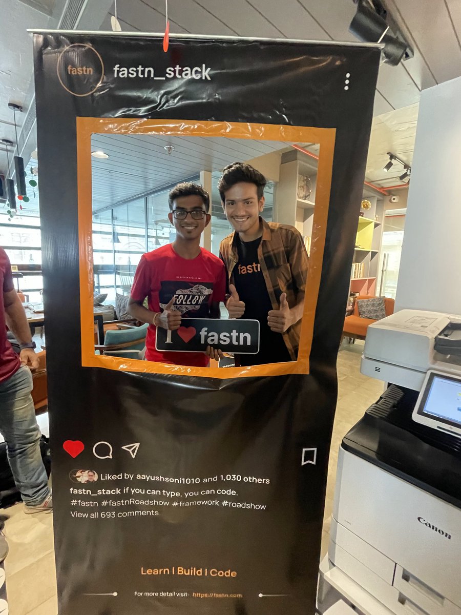 BitanKundu8's tweet photo. I am happy to attend @fastn_stack and thanks to the team and also thanks to @ayushsoni1010 @devnishant10 to organize such an event 
#fastn #fastnRoadshow #fastnAndCurious https://t.co/K7w83KOQOt