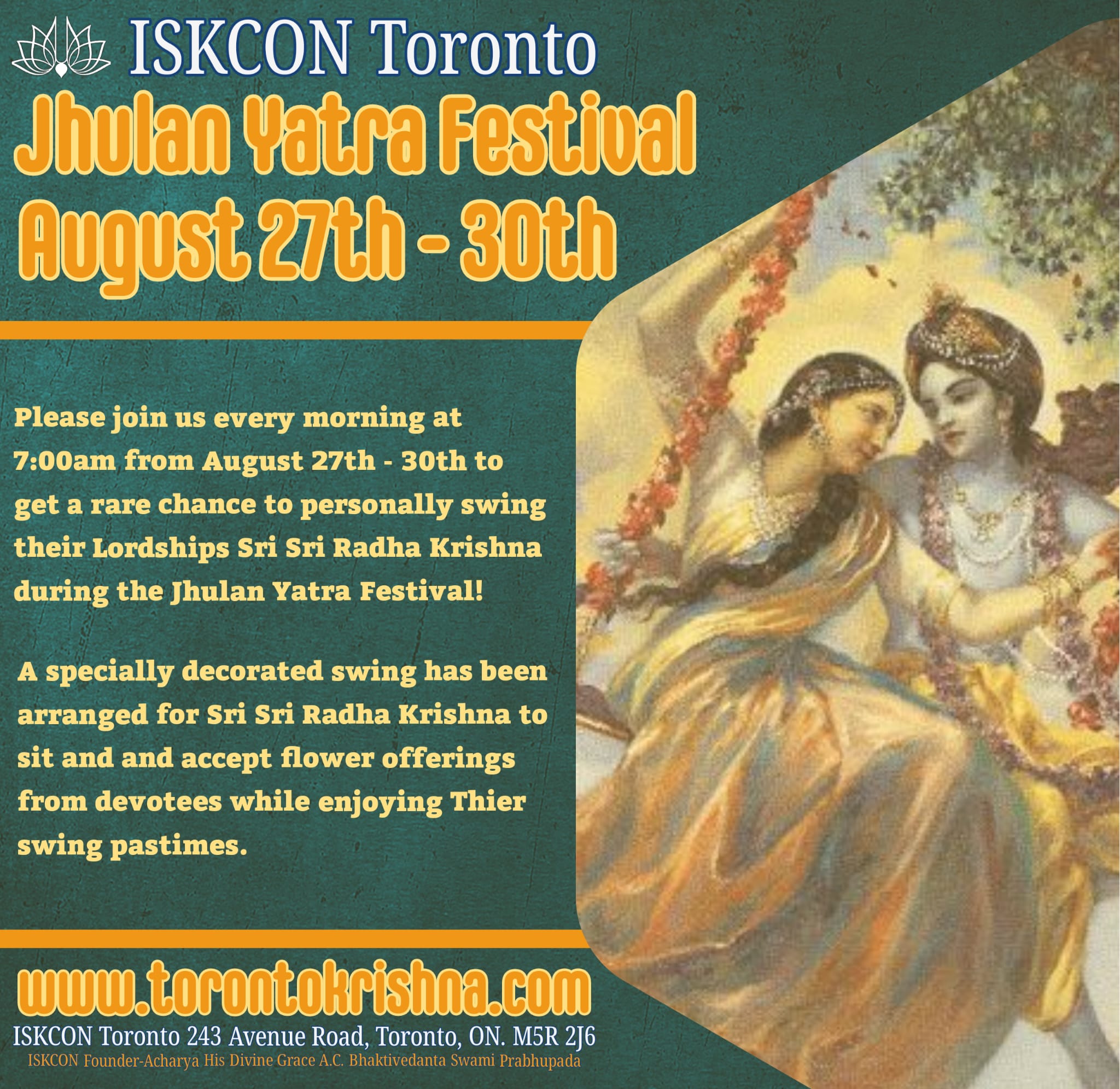 ISKCON Toronto – Toronto's Hare Krishna Temple