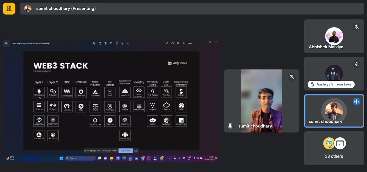 Bhopal_DAO's tweet photo. Thank you everyone who tuned in for today's event 😍🔥
Thanks to our partners for supporting us @GuildDurg @_StuCom @semikolanco 🧡 https://t.co/JtX2unOqD6