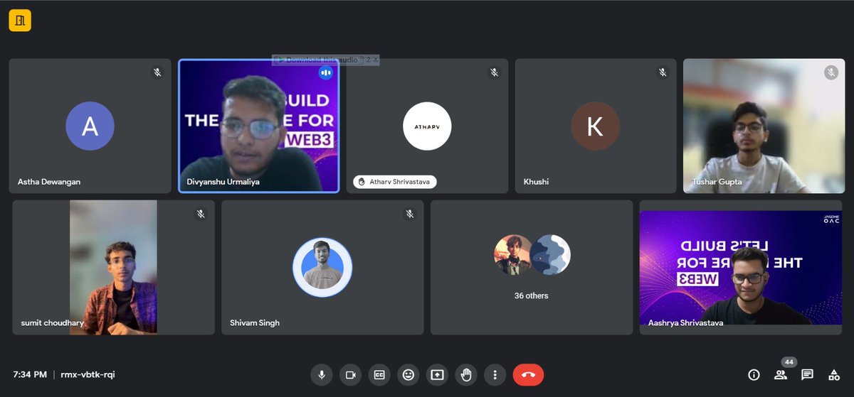 Bhopal_DAO's tweet photo. Thank you everyone who tuned in for today's event 😍🔥
Thanks to our partners for supporting us @GuildDurg @_StuCom @semikolanco 🧡 https://t.co/JtX2unOqD6