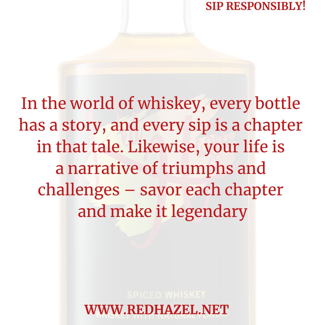 🥃 Unwind and Reward Yourself with Red Hazel Whiskey After a Hard Day's Work! 🥃

You've conquered the challenges, exceeded expectations, and poured your heart into every task. Now it's time to sit back, relax, and savor the spices of Red Hazel Whiskey. 🌟🥃
