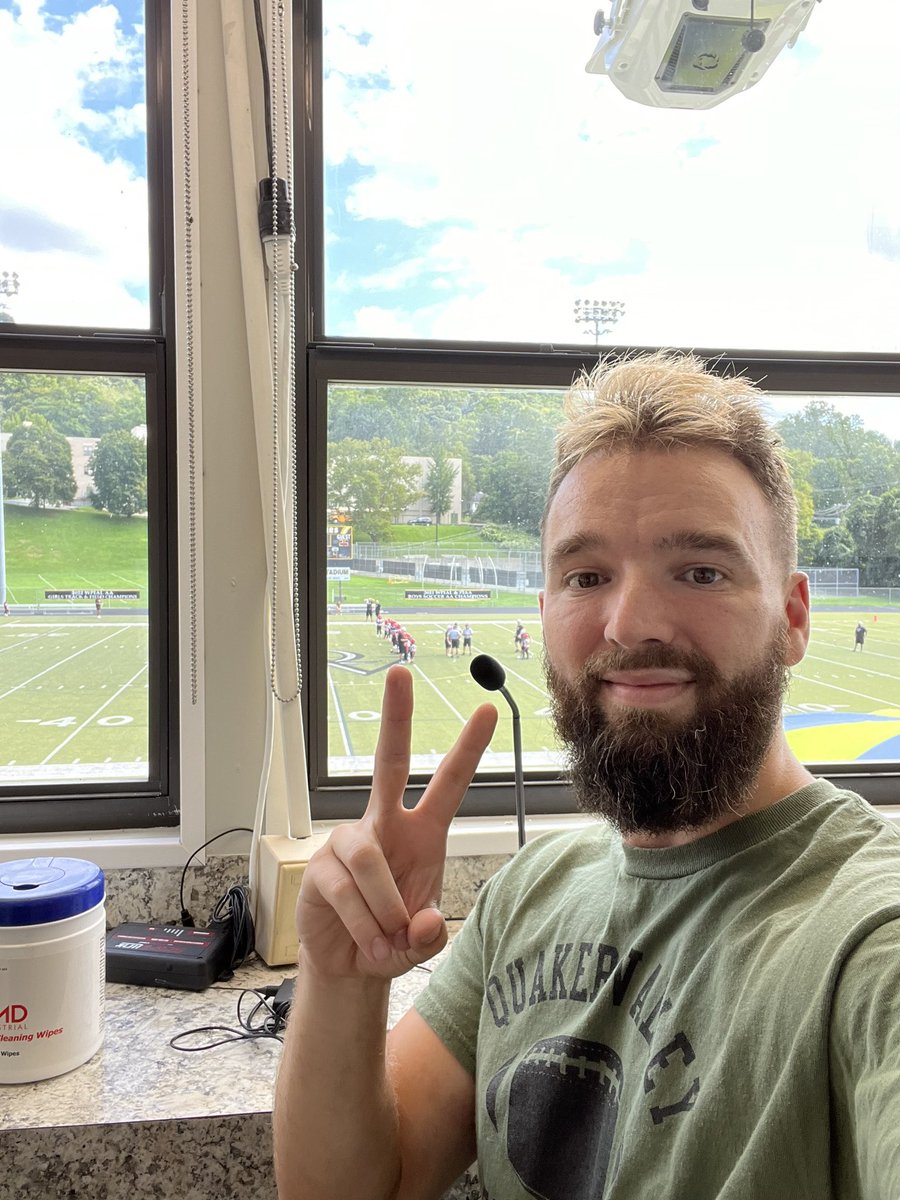 Here at QV announcing for Big Ben's home coaching debut.