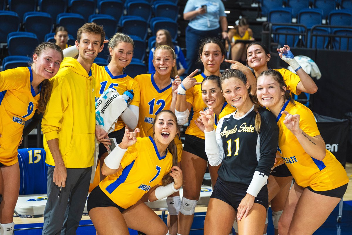 I'm proud to report that the winner of today's scrimmage was Angelo State! #BelleYeah