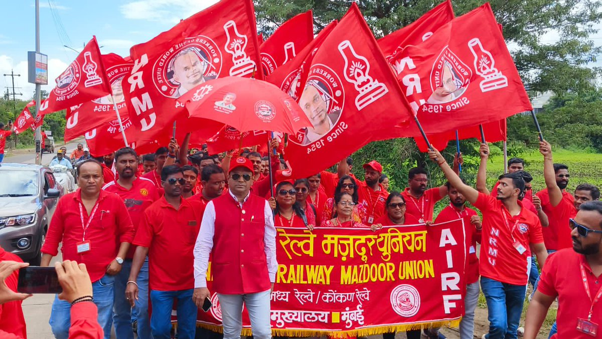 HMS (Maharashtra) AGM open session held today (26.08.23) at KOP…🙏🏻🚩🚩🚩🚩🚩