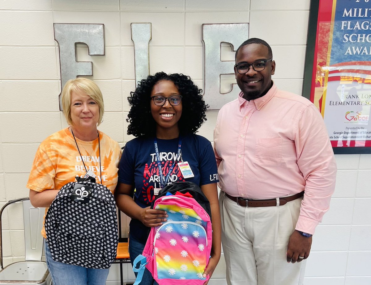 Darius Peterson, Ed.D. (@its_mrpeterson) on Twitter photo ✨Special thanks to our community partner Grace and Mercy Temple and Youth Pastor Brown for their donation of supplies and backpacks to our students <a href="/FLE_Explorers/">Frank Long Elementary School</a> <a href="/LibertyCoSchool/">Liberty Co. Schools</a> ! #Partnership #DreamBelieveAchieve ✨Special thanks to our community partner Grace and Mercy Temple and Youth Pastor Brown for their donation of supplies and backpacks to our students <a href="/FLE_Explorers/">Frank Long Elementary School</a> <a href="/LibertyCoSchool/">Liberty Co. Schools</a> ! #Partnership #DreamBelieveAchieve