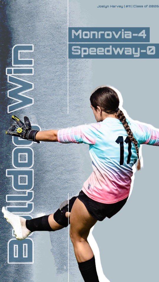 MonroviaSports's tweet photo. ⚽️ Varsity Girls WIN 4-0 at Speedway to avenge their only conference loss last year 

Goals by Avery Newlin (1), Emery Newlin (2), and Chelsea Wallace (1)

Another shutout for GK Joslin Harvey!

** JV also WINS 7-0…Molly Harris led the JV Dogs with 3 goals https://t.co/eUjQbcqELz
