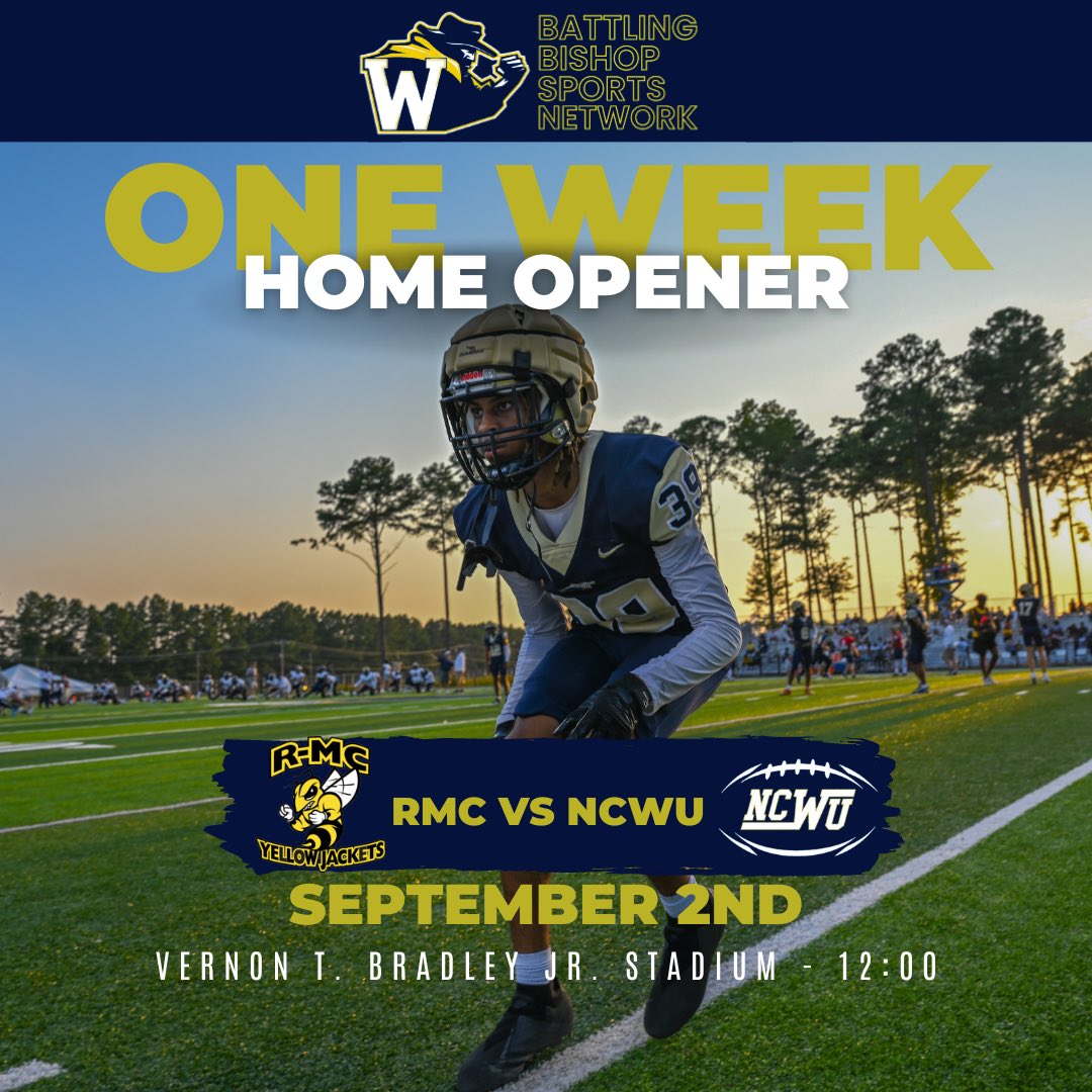 It’s showtime! <a href="/NCWesleyanFB/">NC Wesleyan Football</a> 🚨🏈