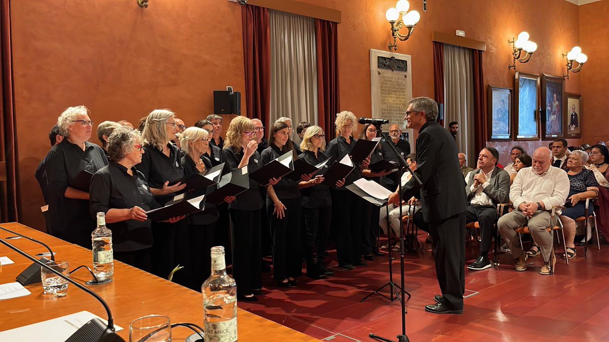 L’Orfeó Manresà participa en el Pregó de la Festa major de Manresa 2023
