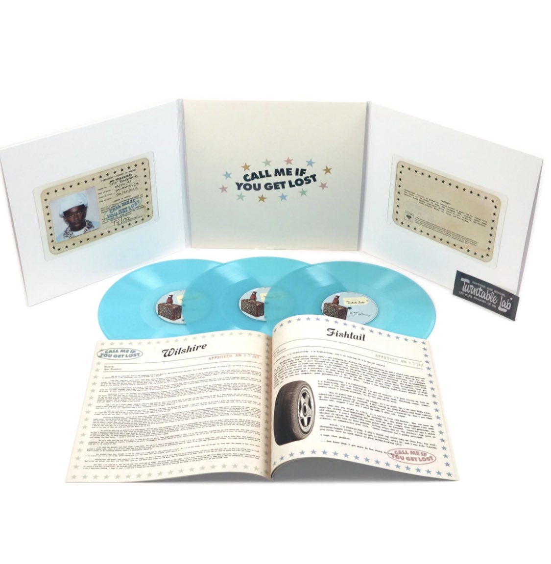 OddFuturePage's tweet photo. For the first time on vinyl Tyler, The Creator's 'Fishtail' is on the 'Call Me If You Get Lost: The Estate Sale' pressing. 🧳💿 https://t.co/MK9GWmCt7Y