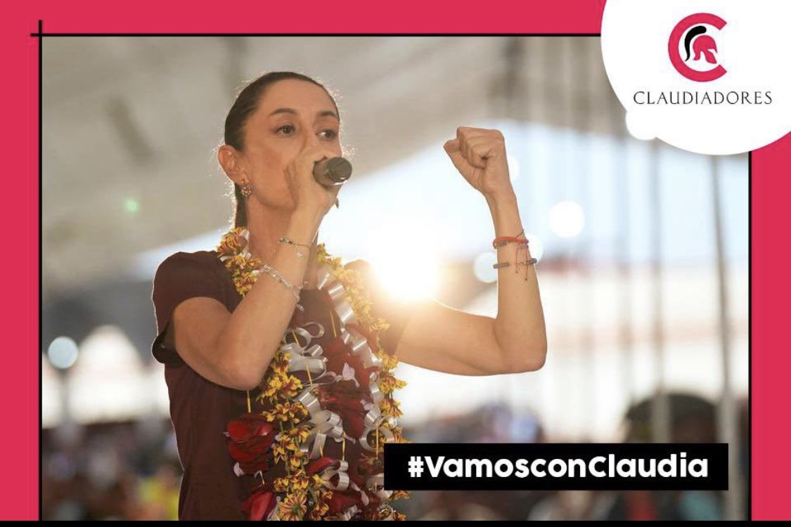 Seguimos fuertes y firmes 
#VamosConClaudia
#EsClaudia