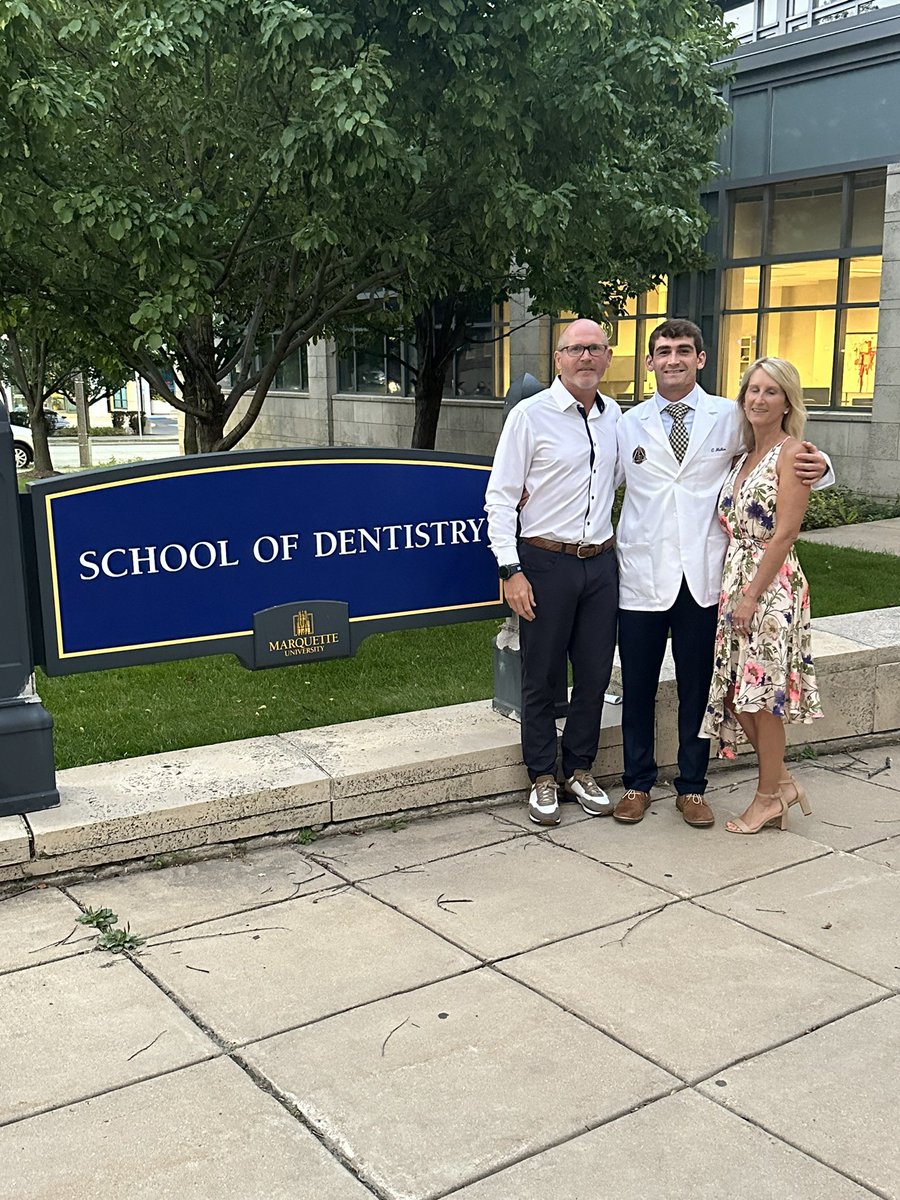 mikemattin's tweet photo. On to the next chapter for Cole at Marquette University school of Dentistry. https://t.co/0tWguwvUWV