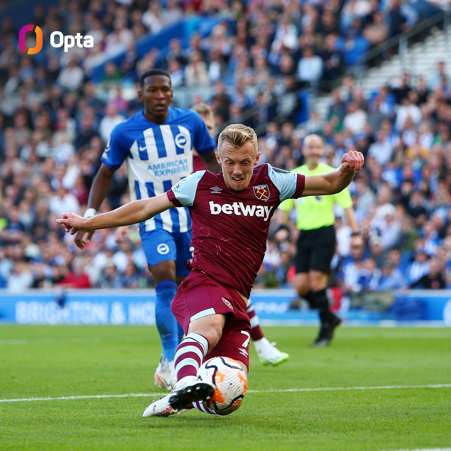 OptaJoe on X: "3 - James Ward-Prowse (1 goal, 2 assists) is the third West Ham player to be directly involved in 3+ goals in their first two Premier League appearances for