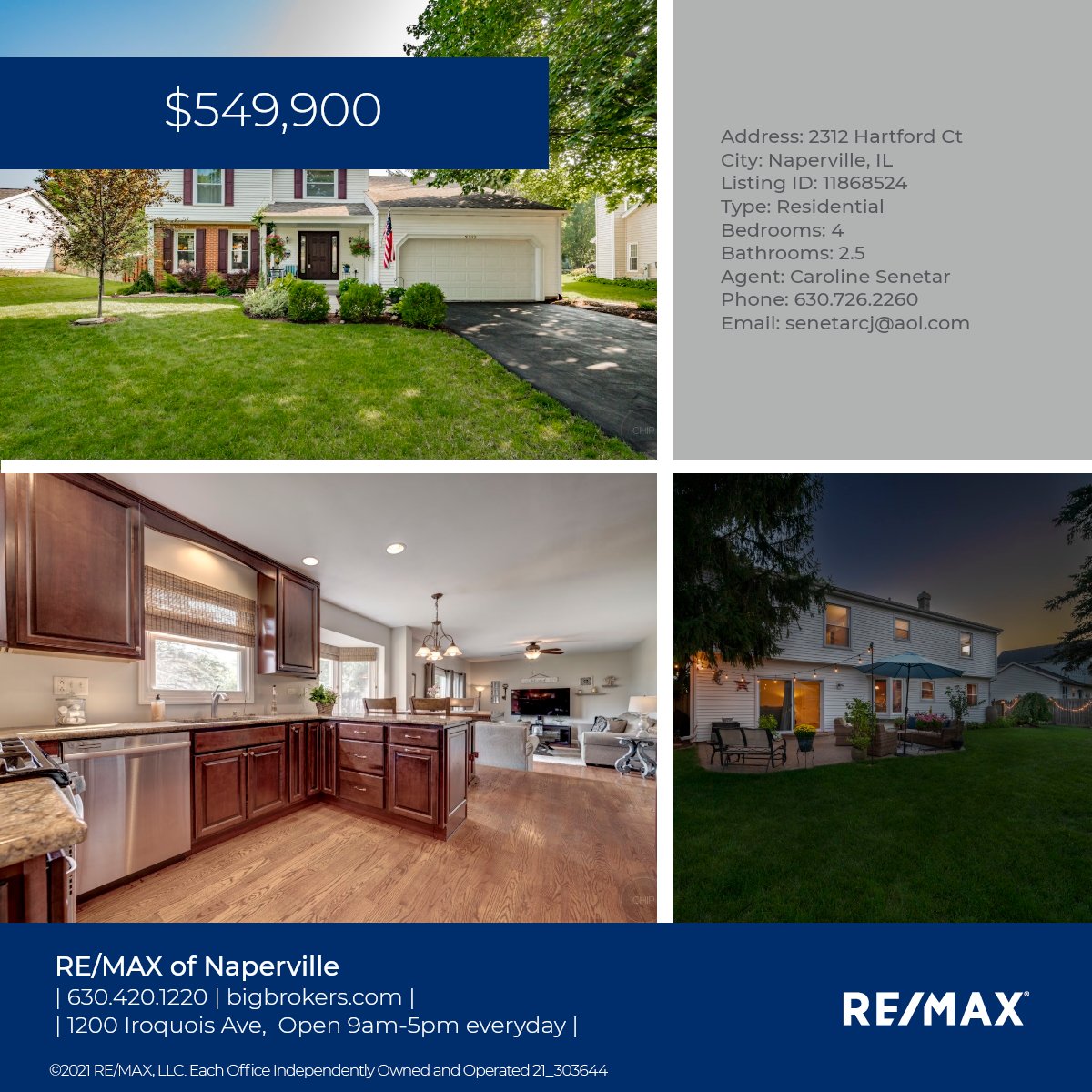 remaxnaperville's tweet photo. New listing in Naperville #unstoppablestartshere #remax #naperville #newlisting https://t.co/3EyDFXBmvu