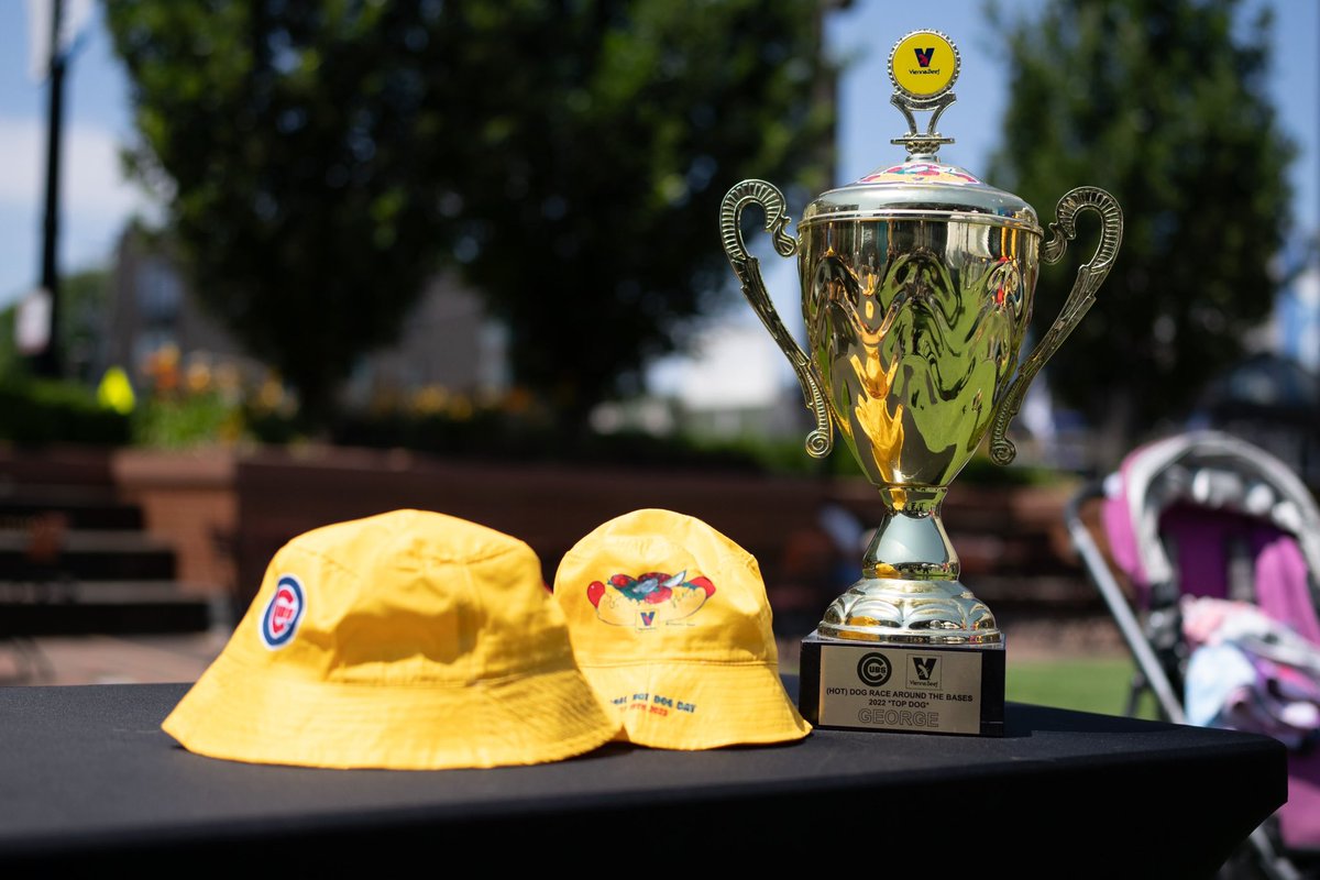 Cubs's tweet photo. Send dog pics. 🐶

In honor of #NationalDogDay, we're giving away @ViennaBeef 🌭 bucket hats!

Repost and reply with a pic of your pup for a chance to win. Rules: https://t.co/gqbEktfapC https://t.co/kgc7ybklmB