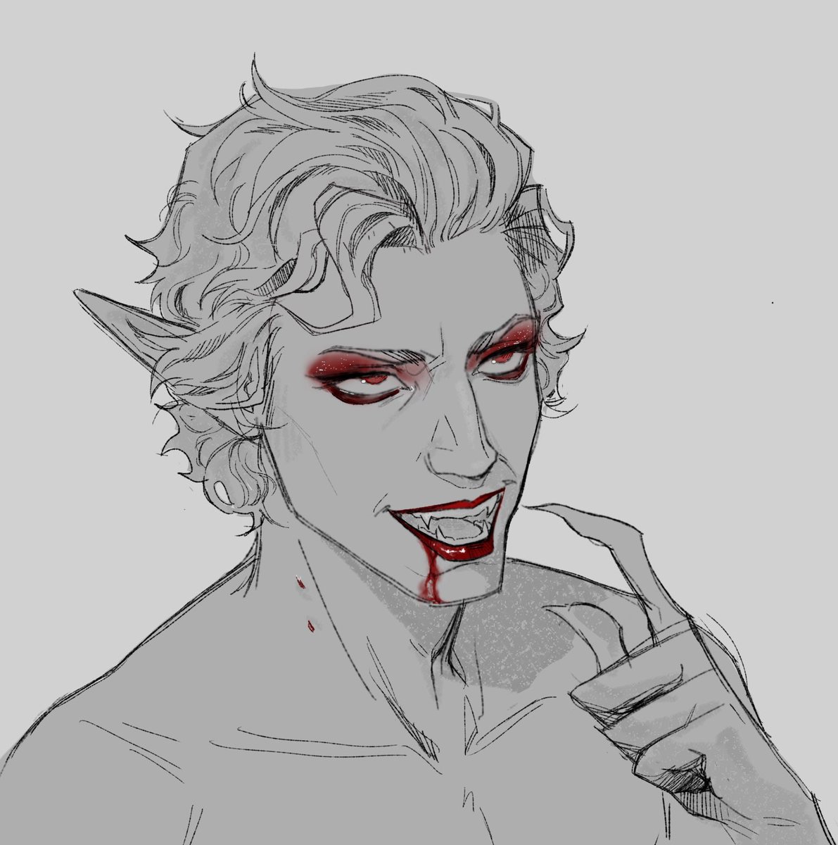Another version of that sketch cuz i saw this tweet🫨