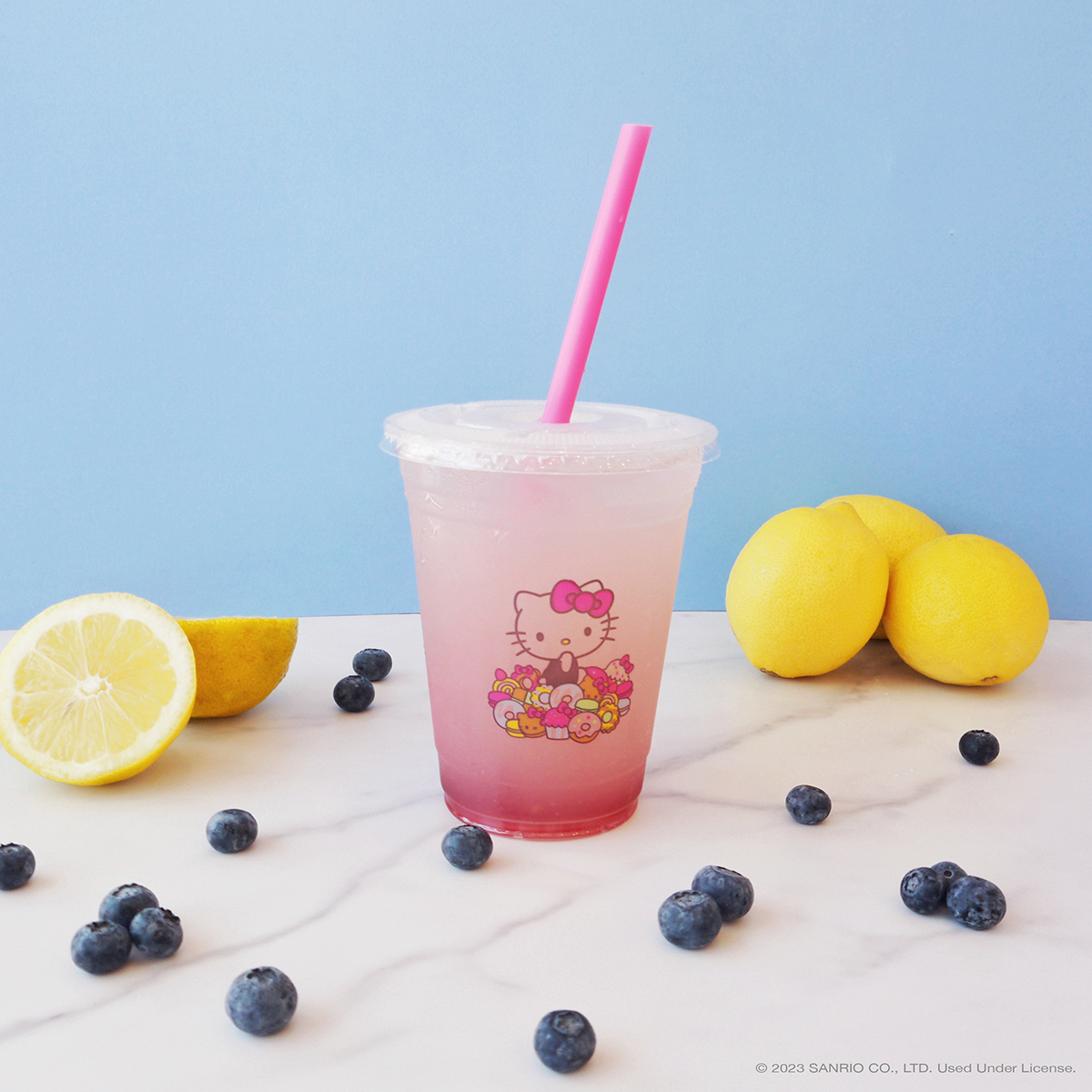Sip into the last days of summer! ☀️ Try our seasonal Blueberry Lemonade 🍋🫐 available now at our Hello Kitty Grand Cafe location.