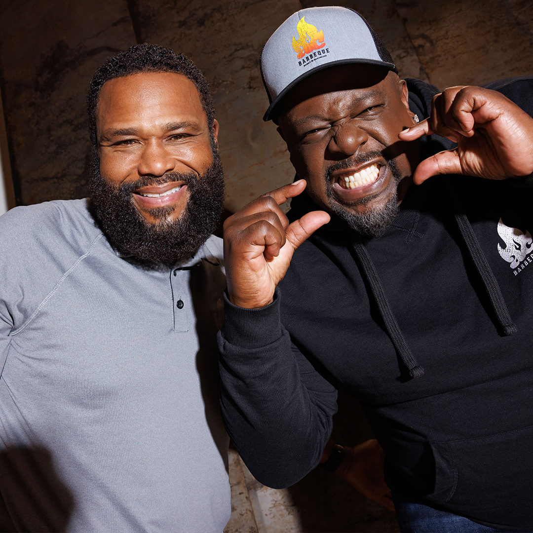AETV's tweet photo. Who's hungry?! An all-new episode of #KingsOfBBQ with @CedEntertainer &amp; @AnthonyAnderson is starting now on A&amp;E! https://t.co/Ea2wQIuFaZ