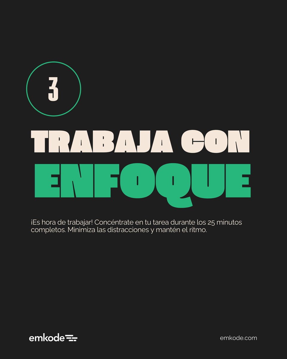 RooFire01's tweet photo. ¡Maximiza tu productividad con el Método Pomodoro! 🍅 Trabaja 25 minutos, descansa 5, repite. ¡Concéntrate como nunca y termina con tu lista de pendientes! 💪🚀

#Productividad #MétodoPomodoro #GestiónDelTiempo #HábitosProductivos

Publicación original:
https://t.co/okV6rjiEM9 https://t.co/sD5ajnrt7A
