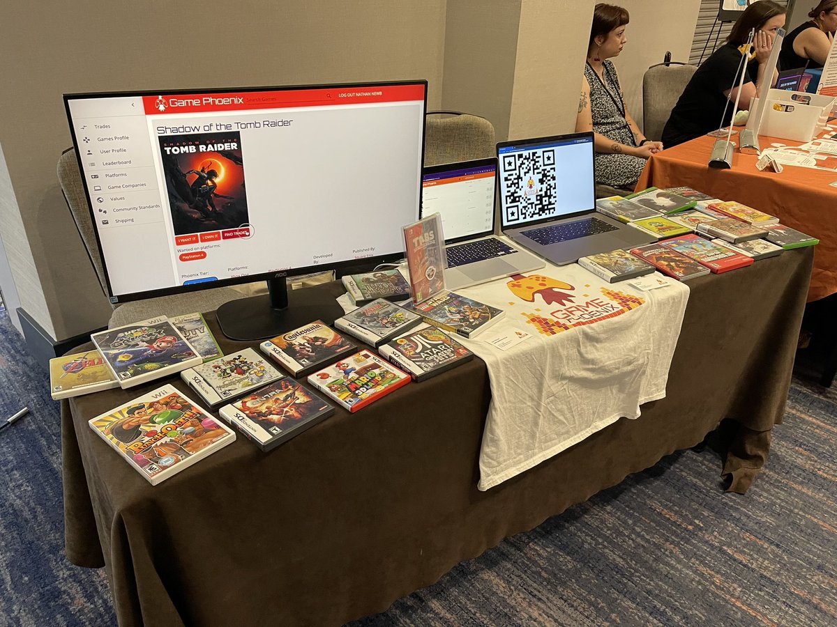 jonmbauer's tweet photo. Day two at @2Dconvention! Come and enter to win our prize! Limited edition TABS for the Switch! https://t.co/DXcafdcwnh