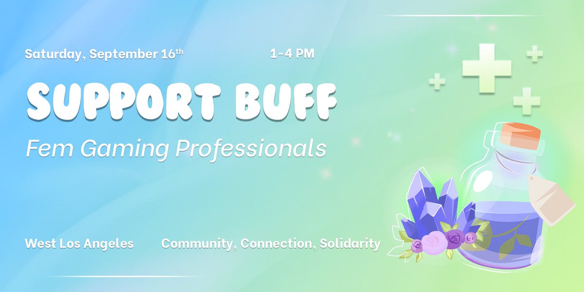 LA games professionals, we’re long overdue for having true community. Join me at my first industry event! No sponsors, entirely grassroots. I feel the need to point this out because I don’t think folks realize what few options we rly have in this space