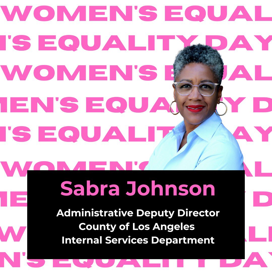 LACWGI's tweet photo. Celebrating #WomensEqualityDay with these #JEDI leaders who served as panelists for our first #SpeakerSeries for hiring &amp; retaining women in traditionally male-dominated careers. https://t.co/xoyRSVtdAE