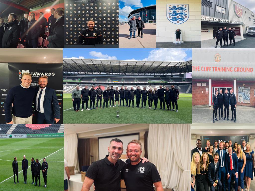 DeanBarker06's tweet photo. Today was my last day @MKDonsFC after 4 fantastic years. To say I’ve loved every minute is an understatement. To see us top of the league and with so many academy players around the first team set up leaves me with great pride. A special thank you to everyone for the memories 🤍 https://t.co/uXMKUwq1mX