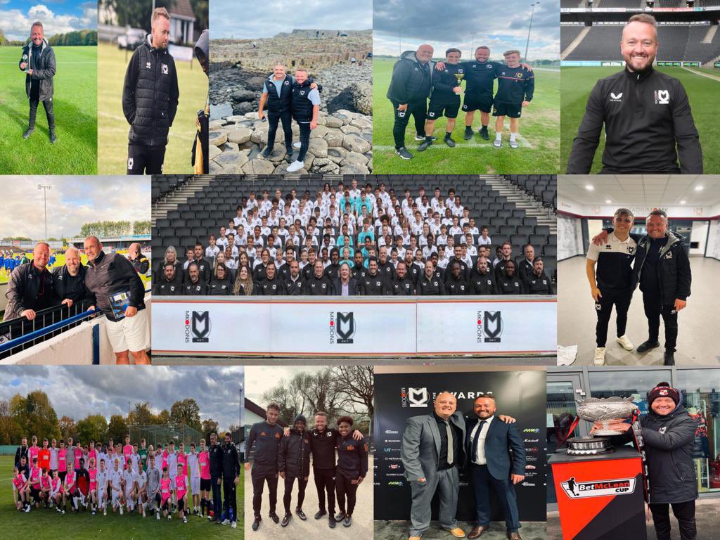 DeanBarker06's tweet photo. Today was my last day @MKDonsFC after 4 fantastic years. To say I’ve loved every minute is an understatement. To see us top of the league and with so many academy players around the first team set up leaves me with great pride. A special thank you to everyone for the memories 🤍 https://t.co/uXMKUwq1mX