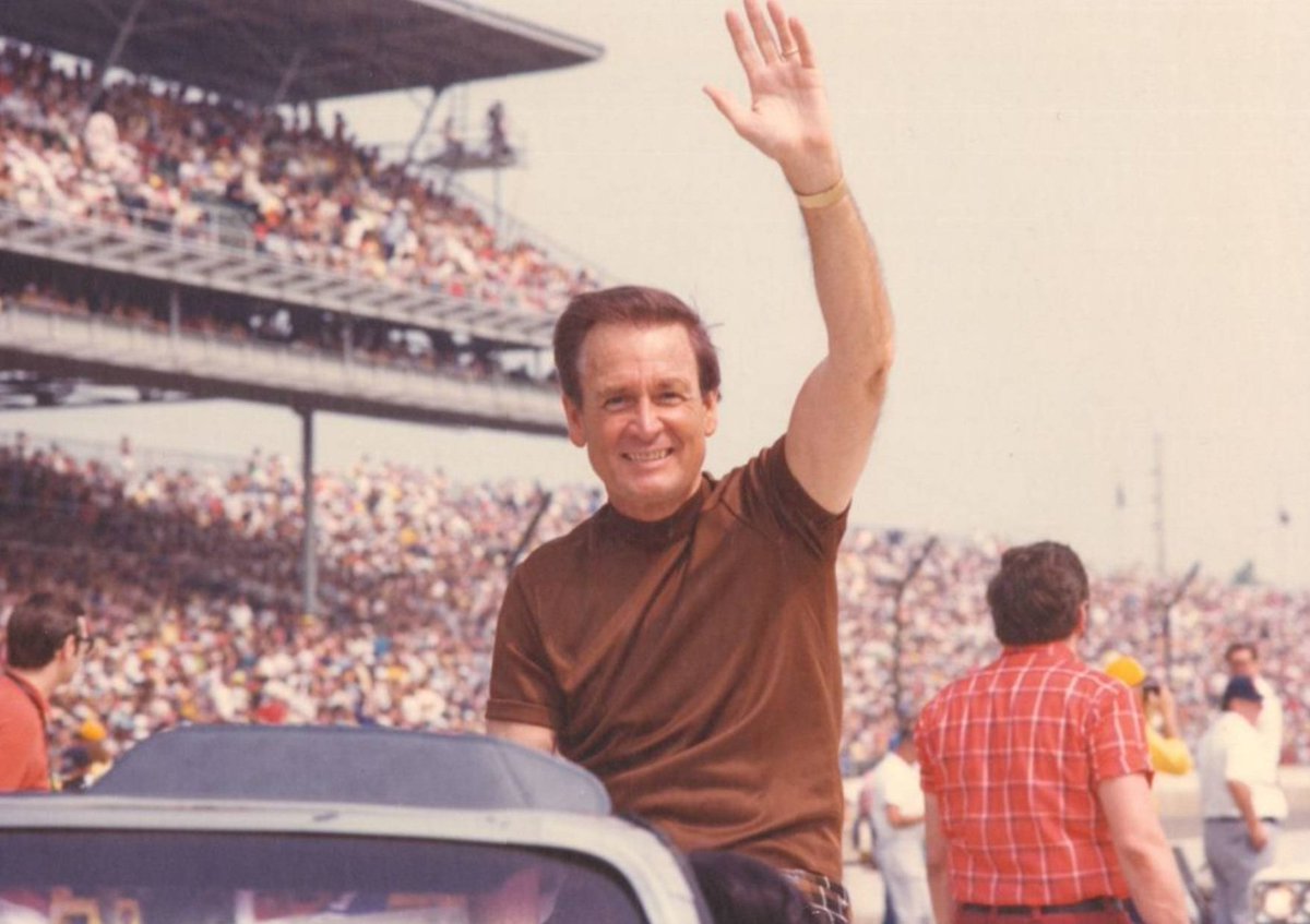 nascarman_rr's tweet photo. RIP Bob Barker. Bob was a constant presence at the Indy 500 in the 1970s as he hosted the national TV coverage of the 500 Festival Parade the day before the race https://t.co/cOiRVjN9bm