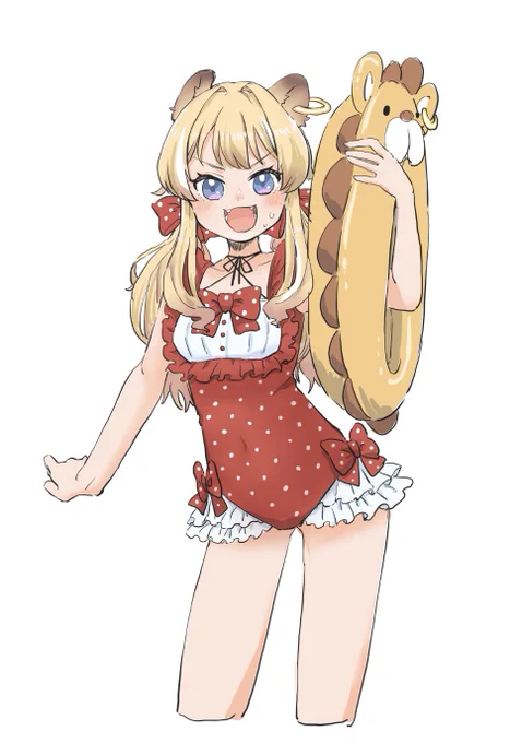 とりあえずレグちゃんサマー描けたので先出し( ˘ω˘)っ