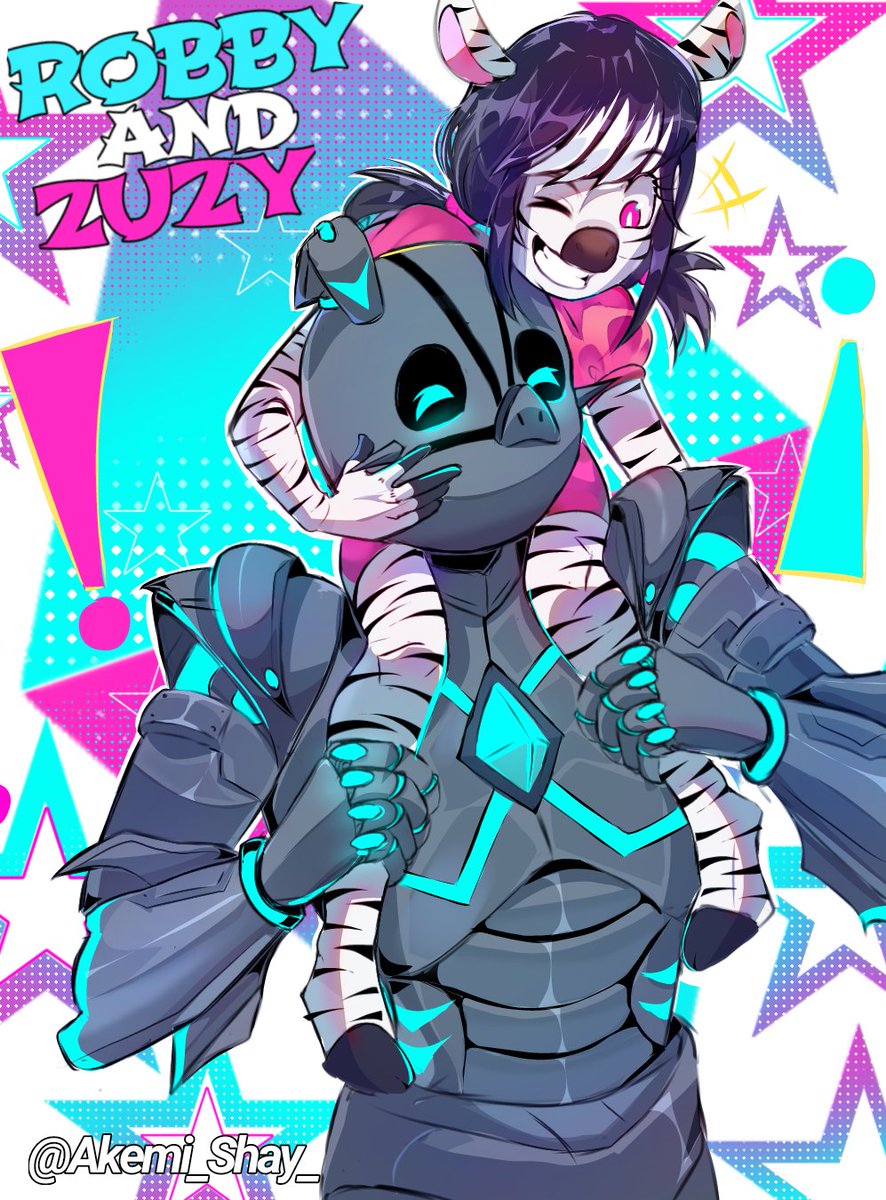 Robby and Zuzy. I always saw them as best friends. #piggyroblox