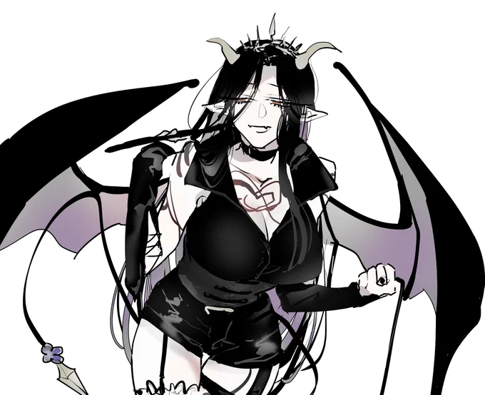 サキュバス最高すぎる #巴絵 #白雪巴新衣装