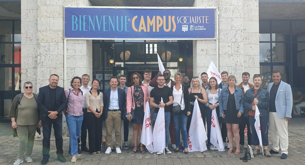 A Blois, aux universités d'été du <a href="/partisocialiste/">Parti socialiste</a> avec quelques camarades de Bourgogne Franche-Comté 
Au-delà de la question légitime des futures élections européennes, ce sont les préoccupations de nos concitoyens qui doivent nous mobiliser, notamment le pouvoir d'achat.
