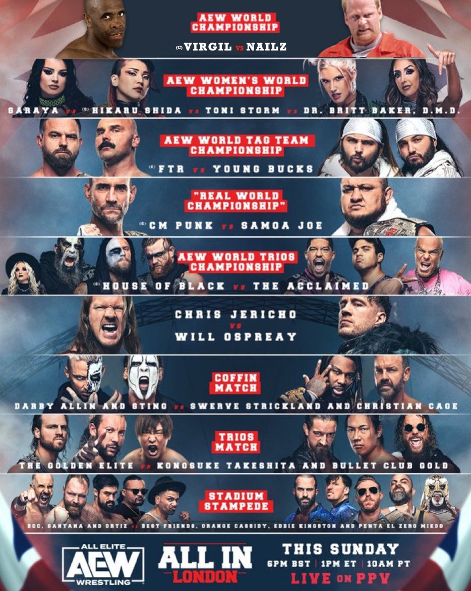 So pumped to be headlining this stacked card. Beef and crumpets will be dripping on London Town baby