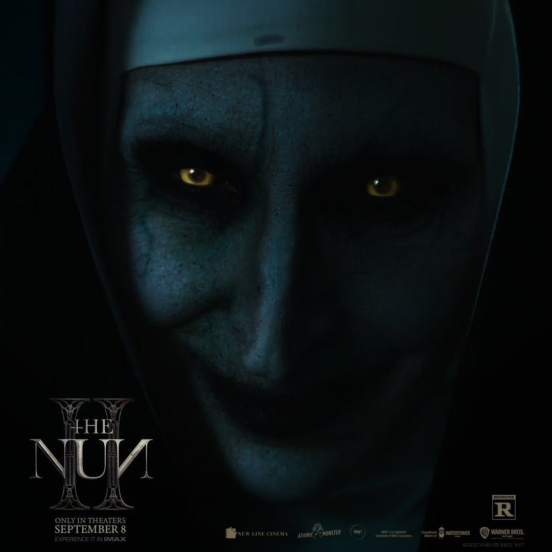 FilmUpdates's tweet photo. New poster for ‘THE NUN 2.’

In theaters September 8, 2023. https://t.co/ko8hc8Puqb