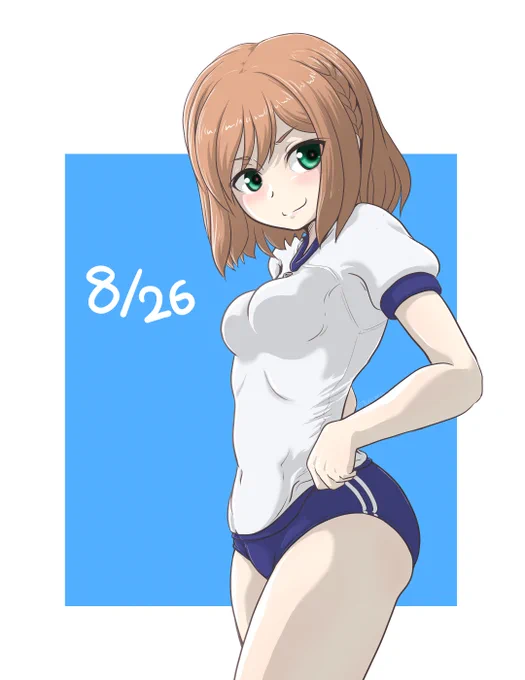 (また)遅刻シマシタ! 州天頃副会長さんです。 #アリスギアお絵かき  #州天頃椎奈生誕祭 
