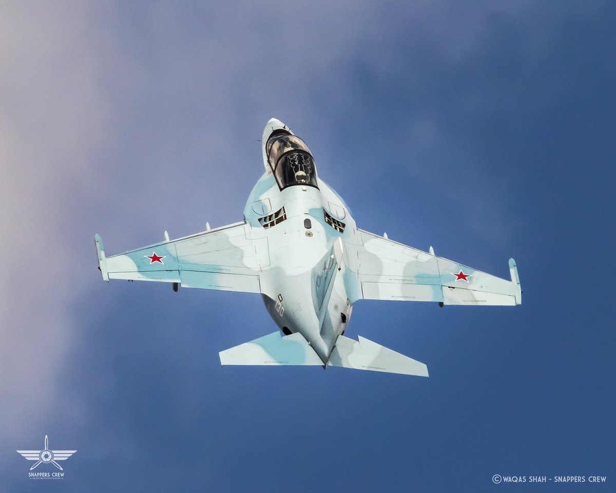 snapperscrew's tweet photo. Russian Yakovlev Yak-130 at DAS 2019
.
.
Image Credit: 

Waqas Shah- Snappers Crew

#snapperscrew #yakovlev #yak130 #irkut  #авиацияроссии #ввсроссии #вкс #Ukraine #avgeek  #aviation #pakistan #pakistanarmy #pakistannavy #military #pakistanairforce #aviationphotography https://t.co/PlDIdc7T87