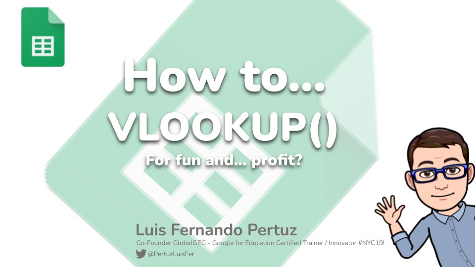 pertuzluisfer's tweet photo. Since there is no edit button....
I've been asked several times to explain the concept of VLOOKUP()
So I made this:
https://t.co/45CfxYb1e2
#SheetsGeek
#TheAnswerIsAlwaysASpreadsheet
#RePostInsteadOfEdit https://t.co/BVPqTSpuen