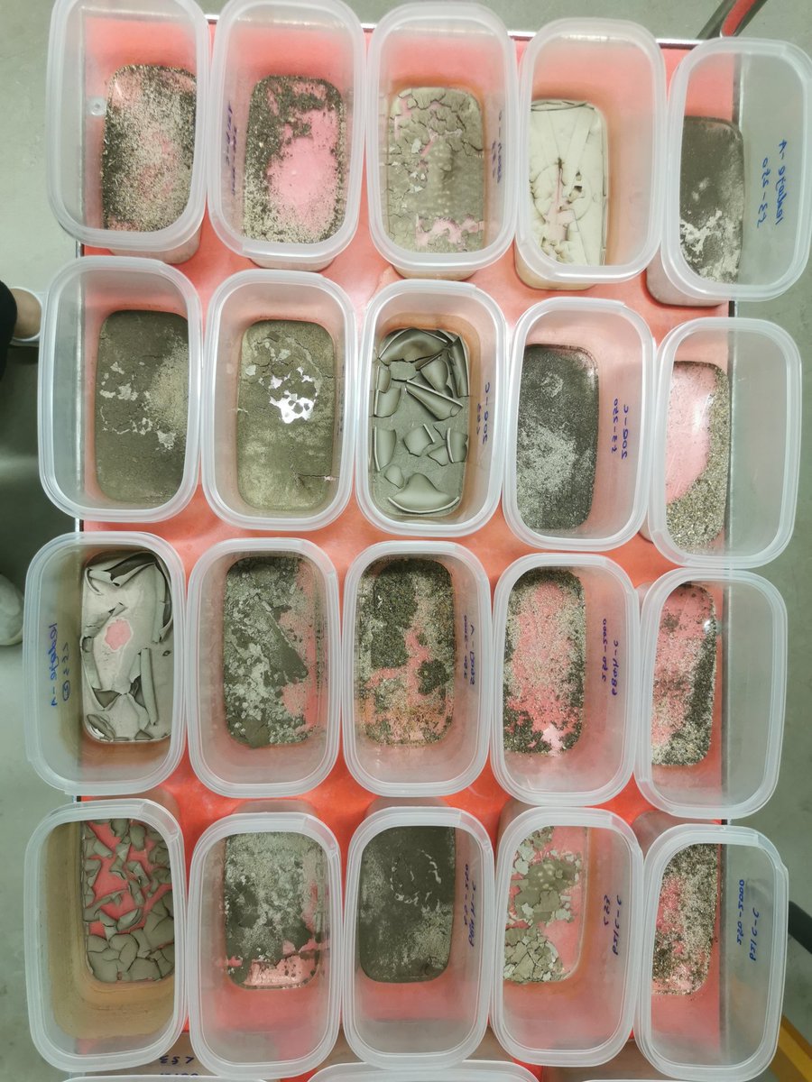 My soil fractions look like the chocolate🤩😋