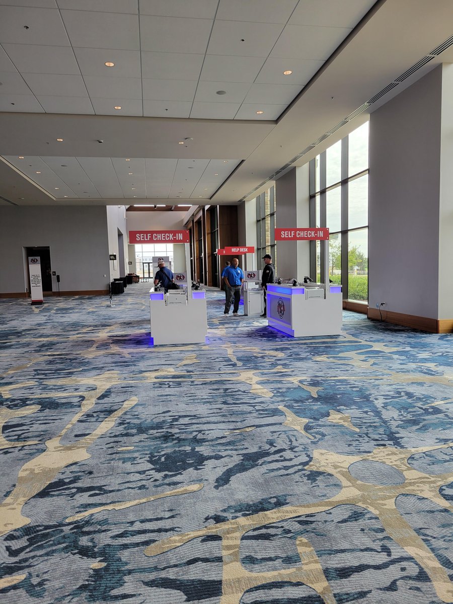 NTOAHQ's tweet photo. Exhibitor move-in today!  LENCO in the house!

@Lenco_Armor 

#ntoa2023 #leops #40years #est1983 #rockintherockies https://t.co/VrT4KEO1uu