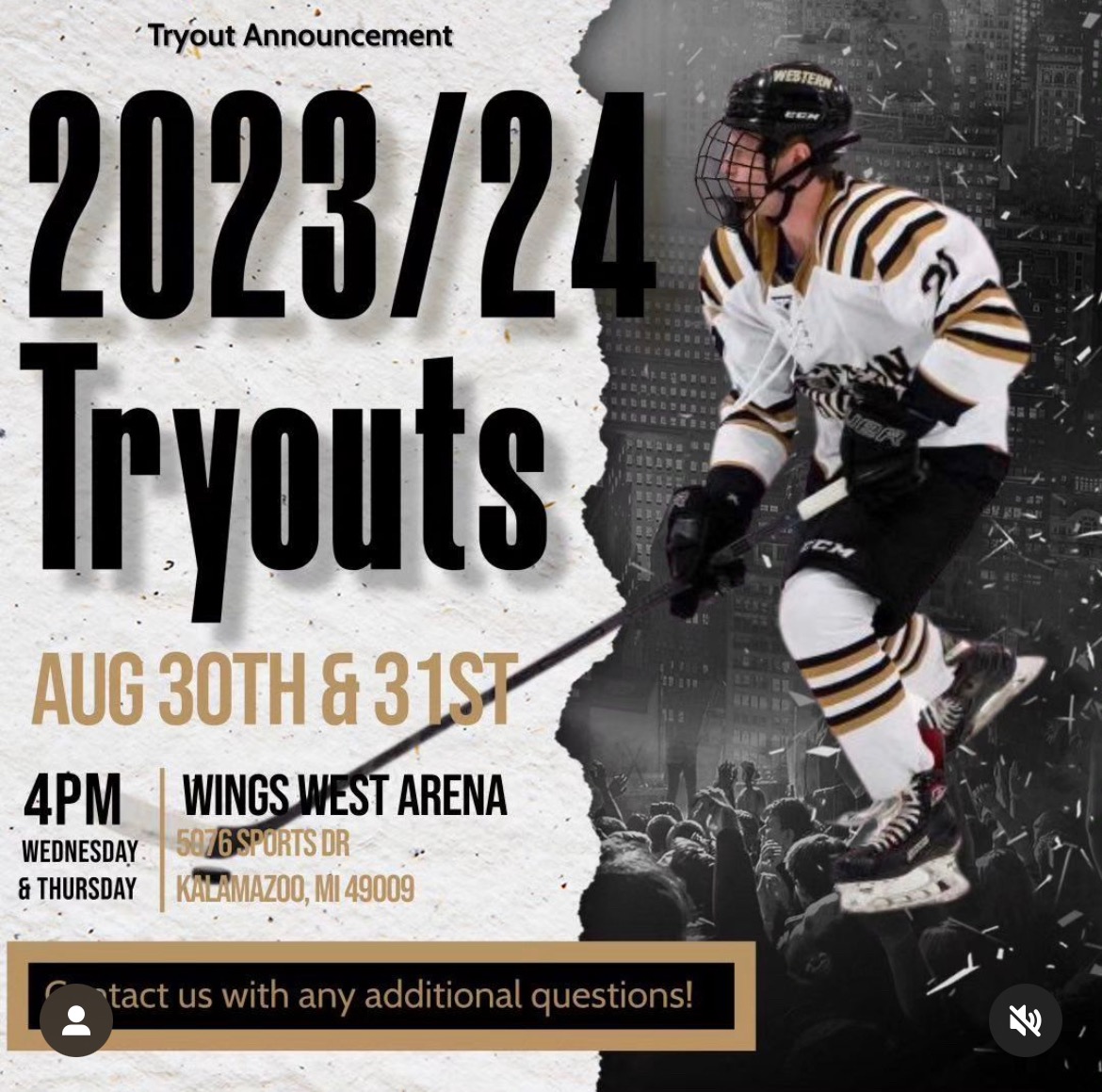 Hey I know that guy- our own #21 Alex Maggos!  If you know anyone going to Western Michigan please send to them.