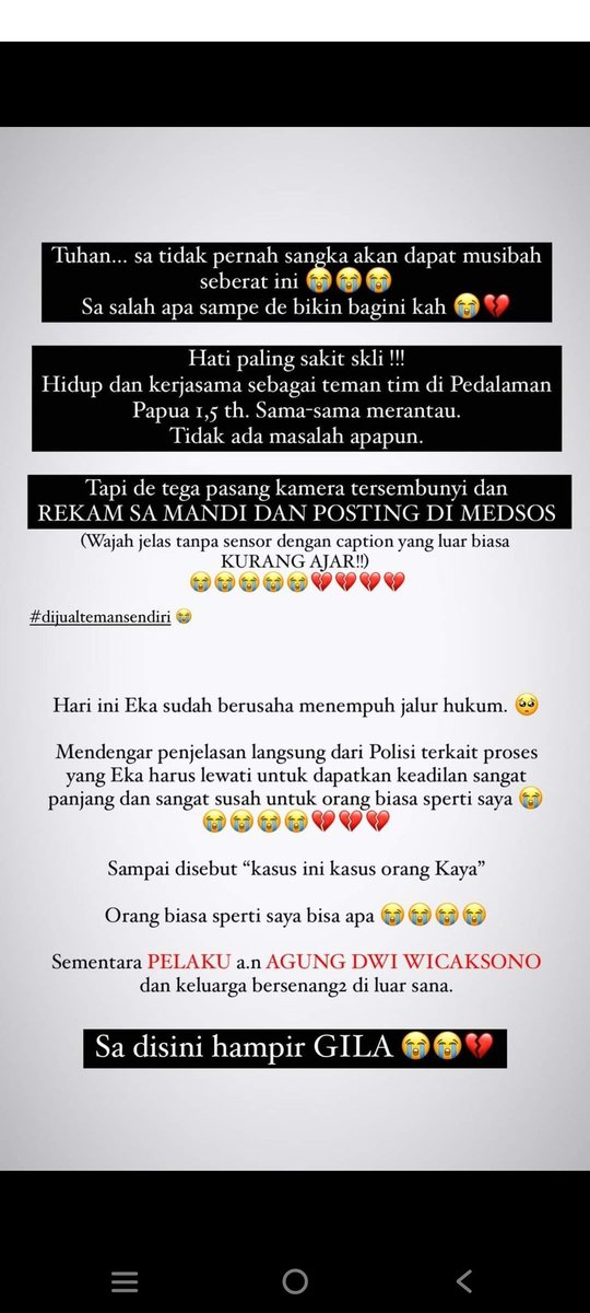 yhelkyrudolf_30's tweet photo. Kami minta KEADILAN buat anak/saudari/ kerabat kami yang berasal dari Wasuponda, Luwu Timur, Sulawesi Selatan an/ Ekasafitri Elma Silamba. https://t.co/qpBbnlmCl5