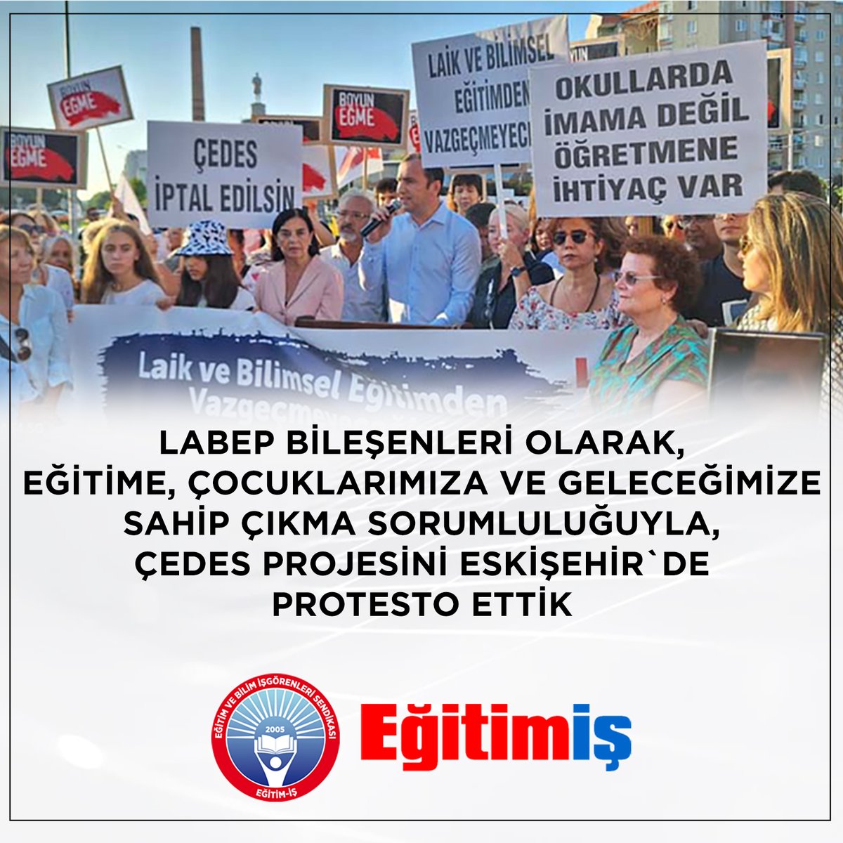 egitimis's tweet photo. LABEP BİLEŞENLERİ OLARAK, EĞİTİME, ÇOCUKLARIMIZA VE GELECEĞİMİZE SAHİP ÇIKMA SORUMLULUĞUYLA, ÇEDES PROJESİNİ ESKİŞEHİR`DE PROTESTO ETTİK
https://t.co/K8ZVcHkYtB
@kademozbay_ @yasar1919 @eminecalik_ #Labep #laikegitim https://t.co/0TxOsruUFH