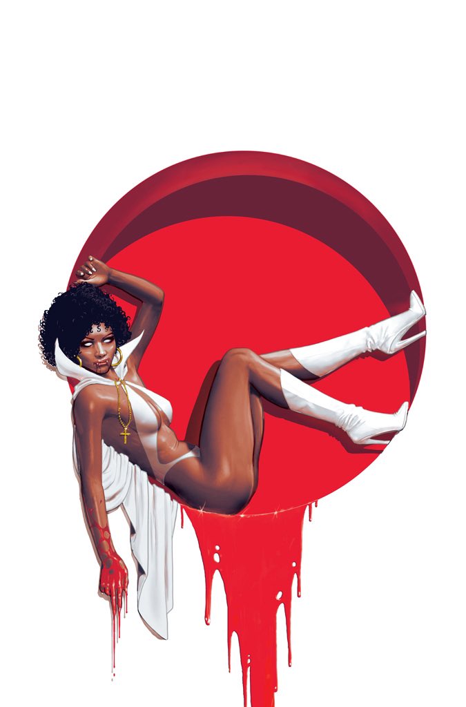 GMatteoni69's tweet photo. Monday is the Final Order Cutoff for @dynamitecomics Victory #4 from David F. Walker and @brettweldele . Look for my #coverart also available in Virgin and B&W.
#vampirella #victory #davidfwalker #brettweldele #girls #vampiregirls #afrohair #boots
https://t.co/qZHTT9v8NN https://t.co/cpgBqDKHTt