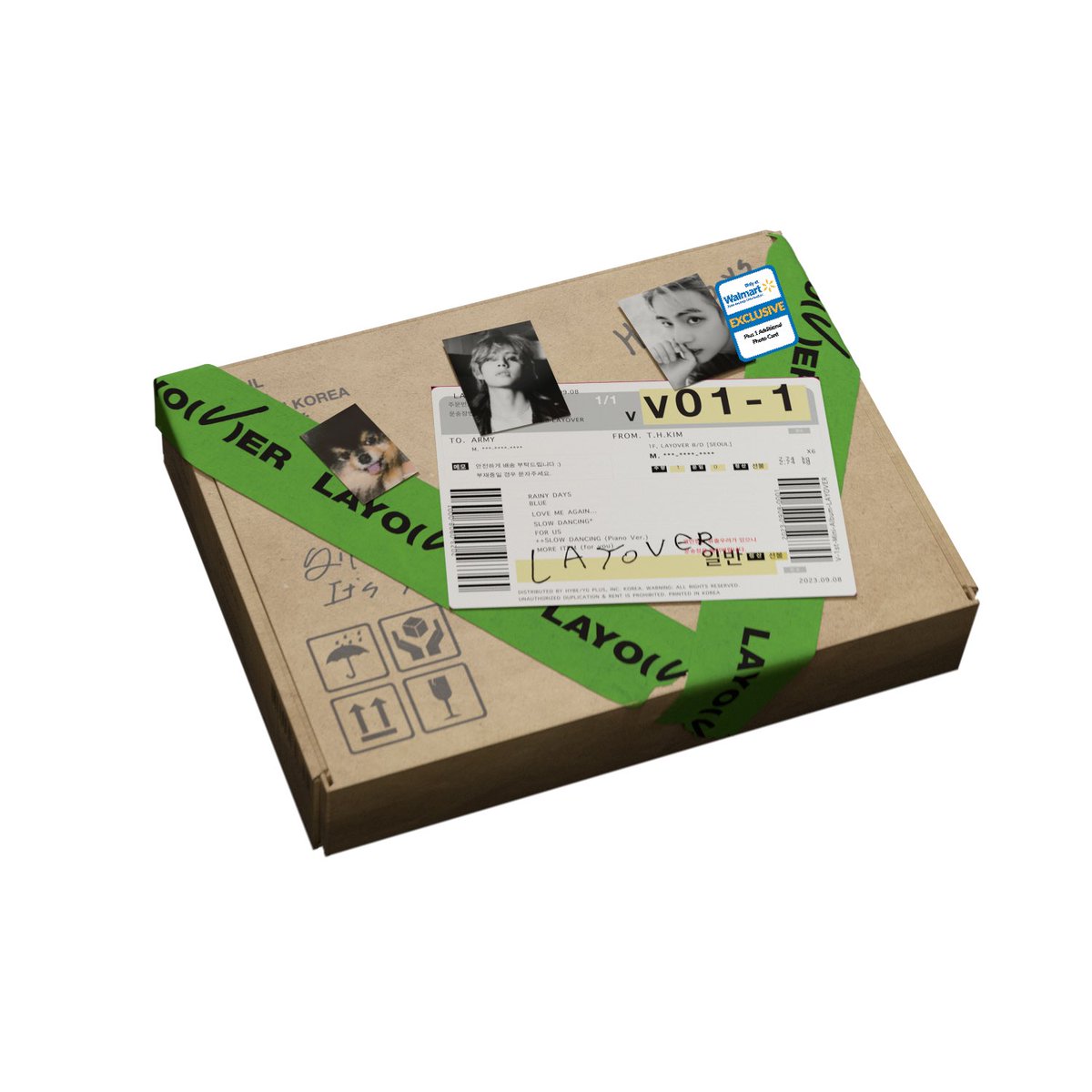 GeffenRecords's tweet photo. V ‘Layover’ Walmart Exclusive with extra photocard

🔗 https://t.co/KXeMIOeLz2

🔗 https://t.co/HdBgQ9ojZW

🔗 https://t.co/lgvKJGWuPL https://t.co/e1KyE7cmWP