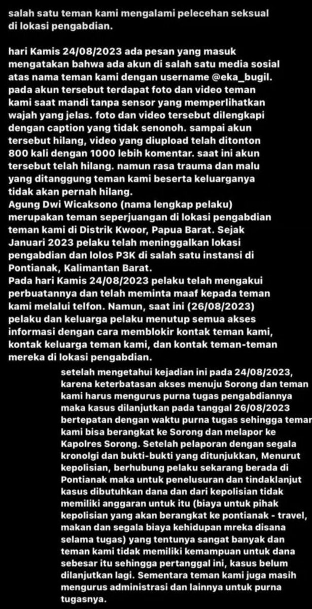 yhelkyrudolf_30's tweet photo. Kami minta KEADILAN buat anak/saudari/ kerabat kami yang berasal dari Wasuponda, Luwu Timur, Sulawesi Selatan an/ Ekasafitri Elma Silamba. https://t.co/qpBbnlmCl5