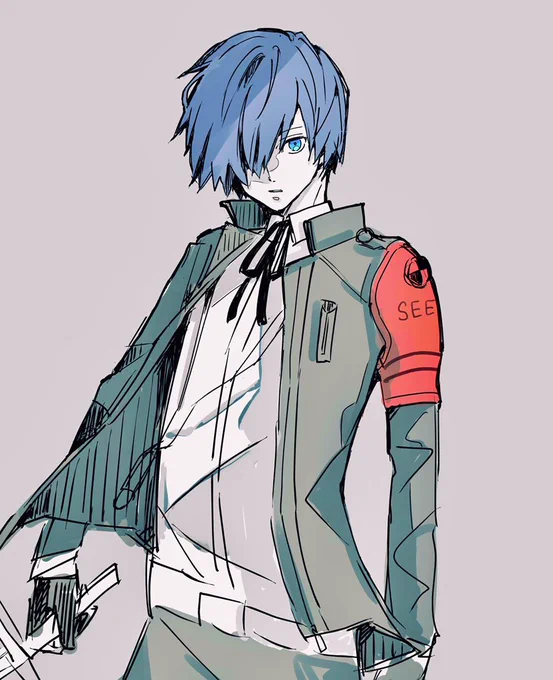 キタロー新制服かっこいい。#P3R 