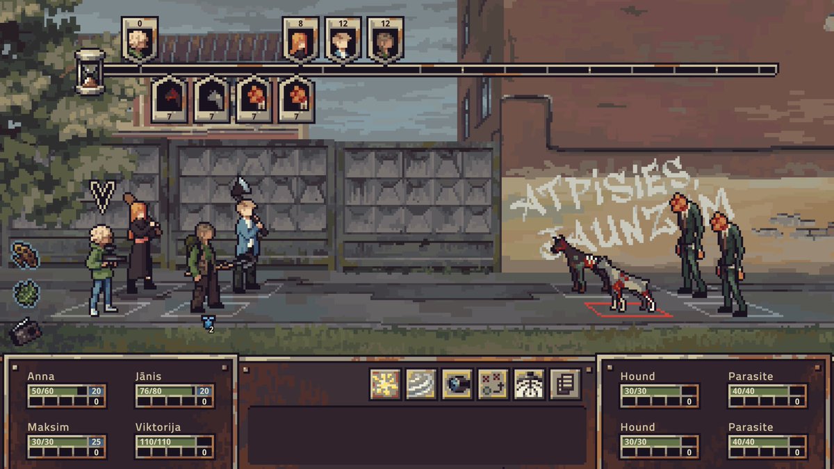 ColdwildGames's tweet photo. Check out these new backgrounds‼️ #screenshotsaturday #theoutbreak #indiedev #pixelart #turnbased https://t.co/RnHyG0zWfJ