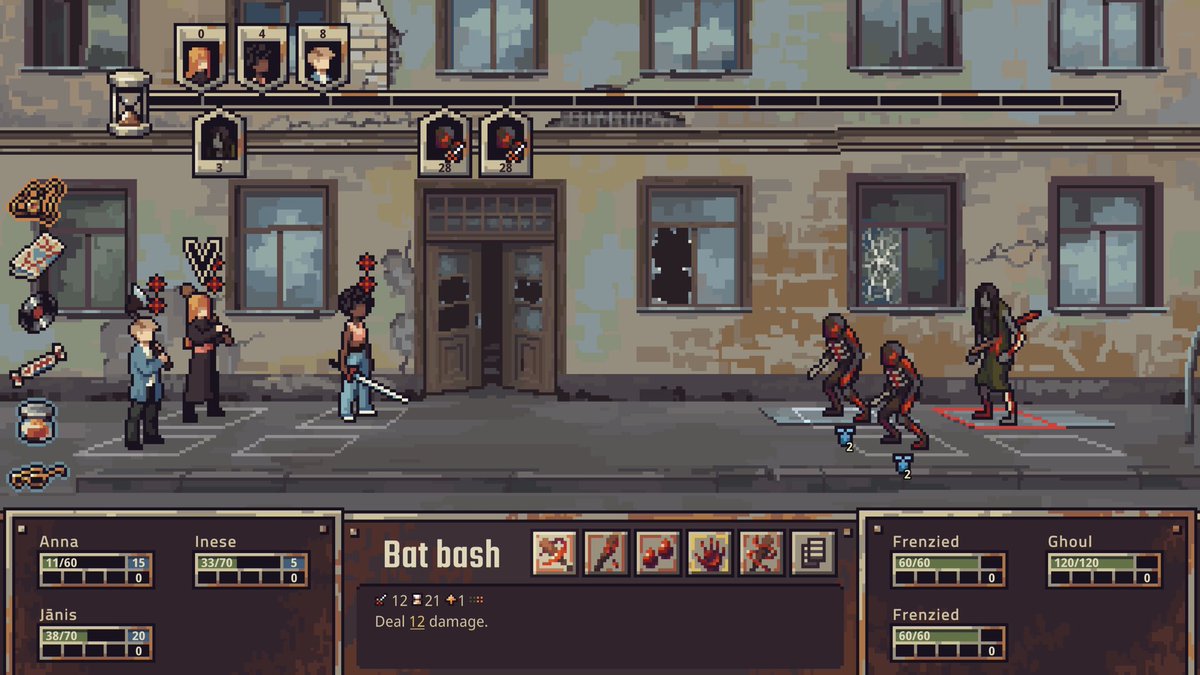 ColdwildGames's tweet photo. Check out these new backgrounds‼️ #screenshotsaturday #theoutbreak #indiedev #pixelart #turnbased https://t.co/RnHyG0zWfJ